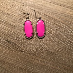 Magenta Elle drop earrings